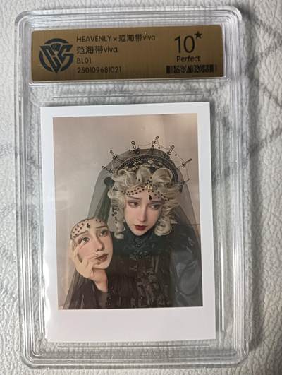 花开卡拍第47期（11月16号周日截拍，品控勿拍!!!拍品不寄存，运费5元，自制卡难免瑕疵，可能存在轻微撞角爆边等出厂瑕疵，品控介意勿拍！） - ccg范海带十星评级卡 BL01