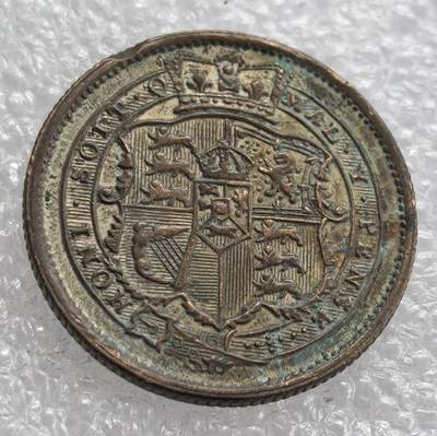 外国优质老铜币银币，周六九点倒数截拍，满百包邮，可寄存半年，喜欢朋友微信扫描二维码可直接参拍 - 少见铜版英国1816年1先令