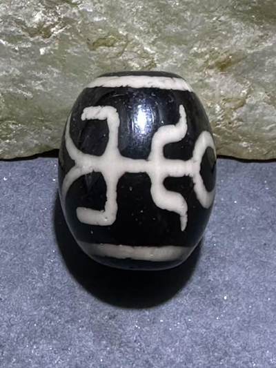 仅此一颗，精品藏传贵人玛瑙天珠一颗 - 仅此一颗，精品藏传贵人玛瑙天珠一颗