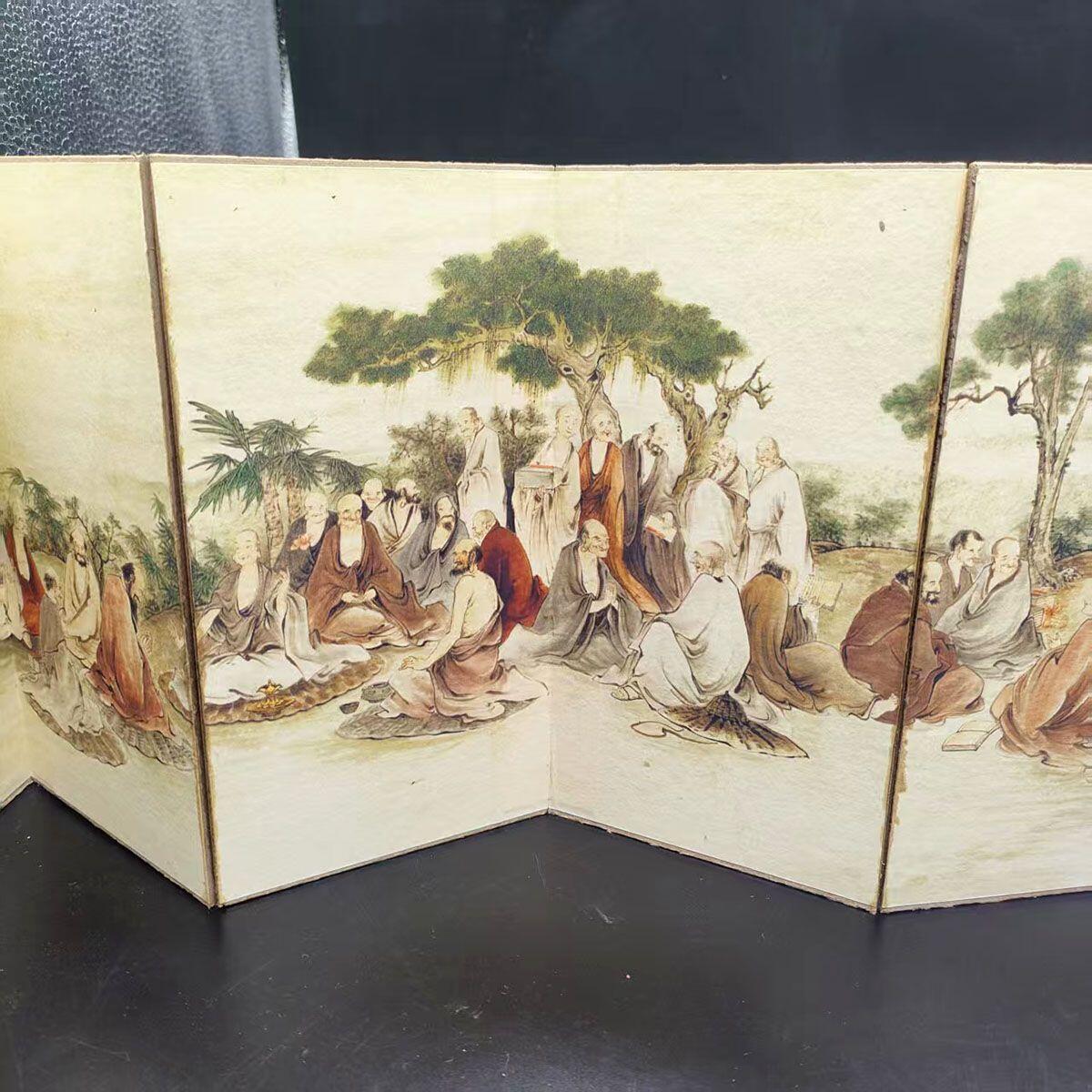 听雨轩（25） 五百罗汉图精品册 尺寸19cm*10cm