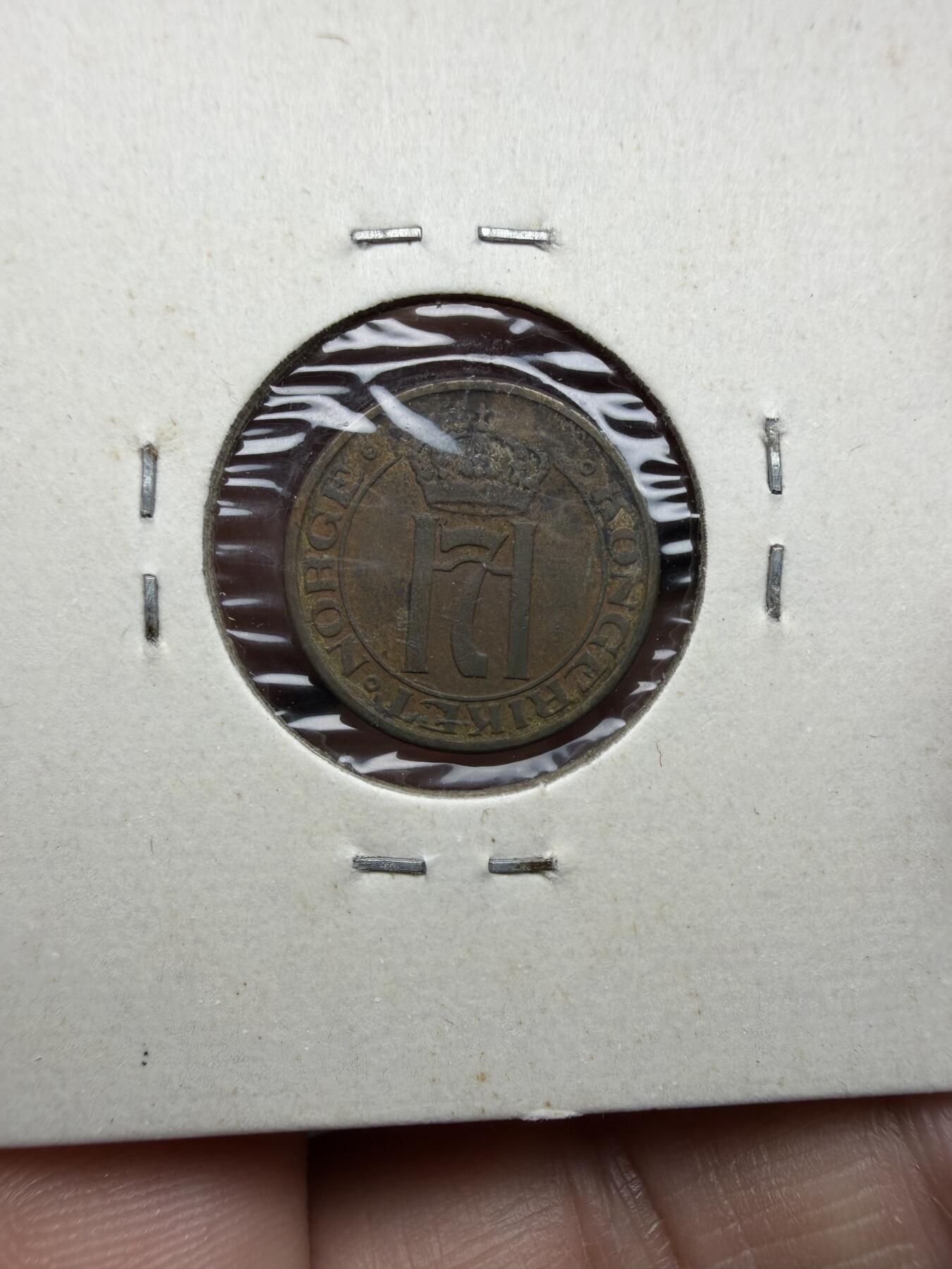 2025年集古藏今外币拍卖第十期-第6场—（总第286拍），可以寄存60天，满160元包邮。 1949年挪威1欧尔