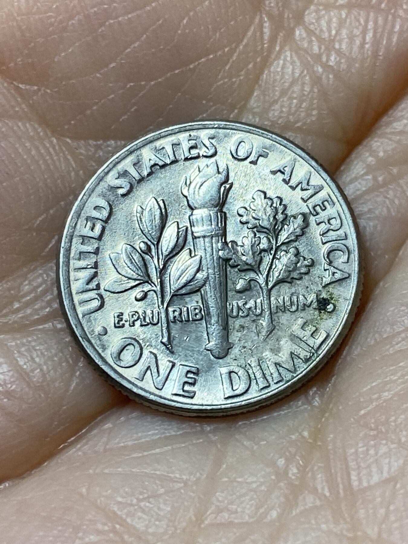 2025年第一百二十七场(总第一百五十三场）外国好品章牌、散币(免佣金) 美国🇺🇸1986年1角(罗斯福1角第二版，D标丹佛造)