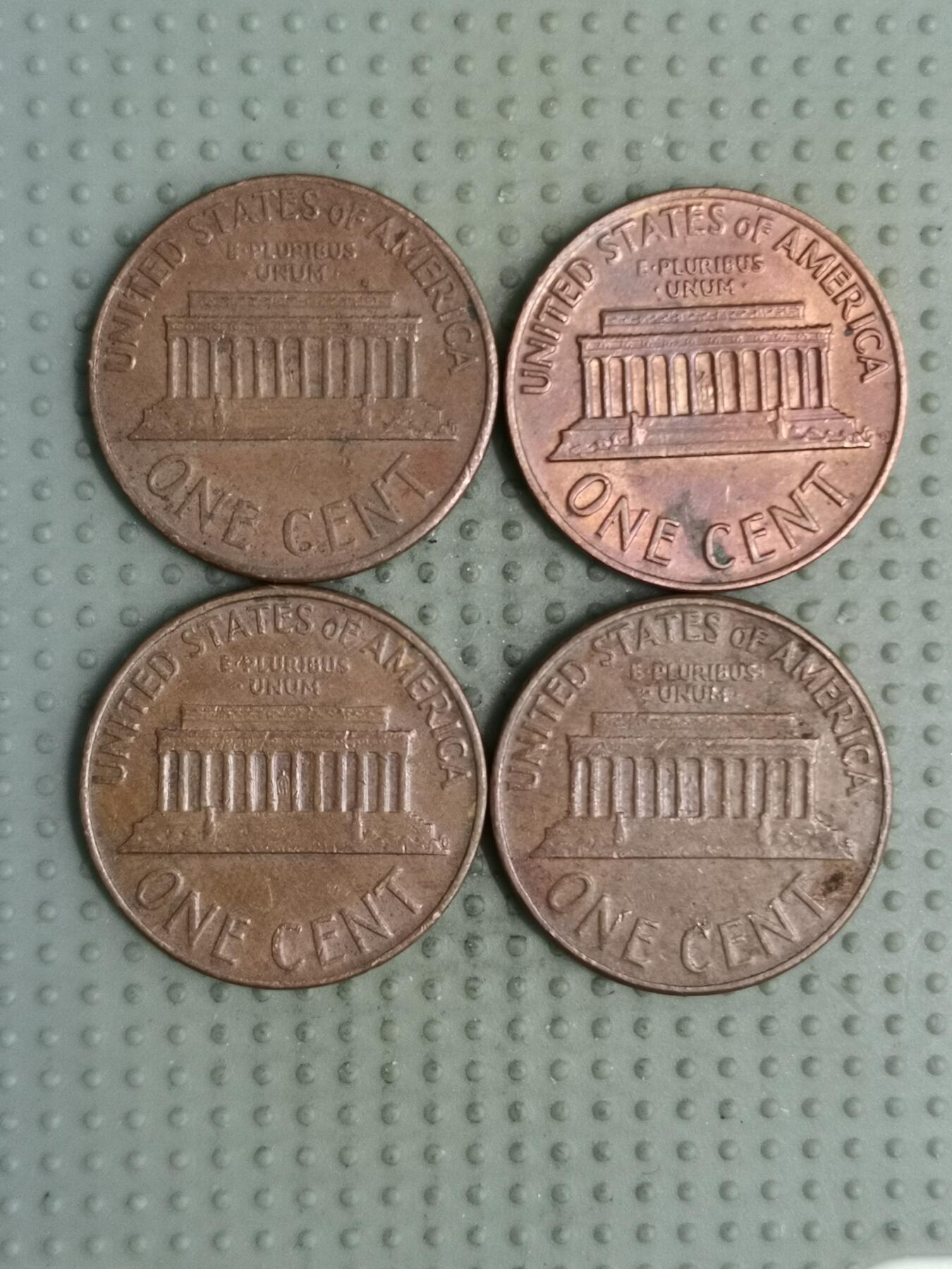 2025年第113场各国散币拍卖（总第113场） 美国1960年代1美分4枚