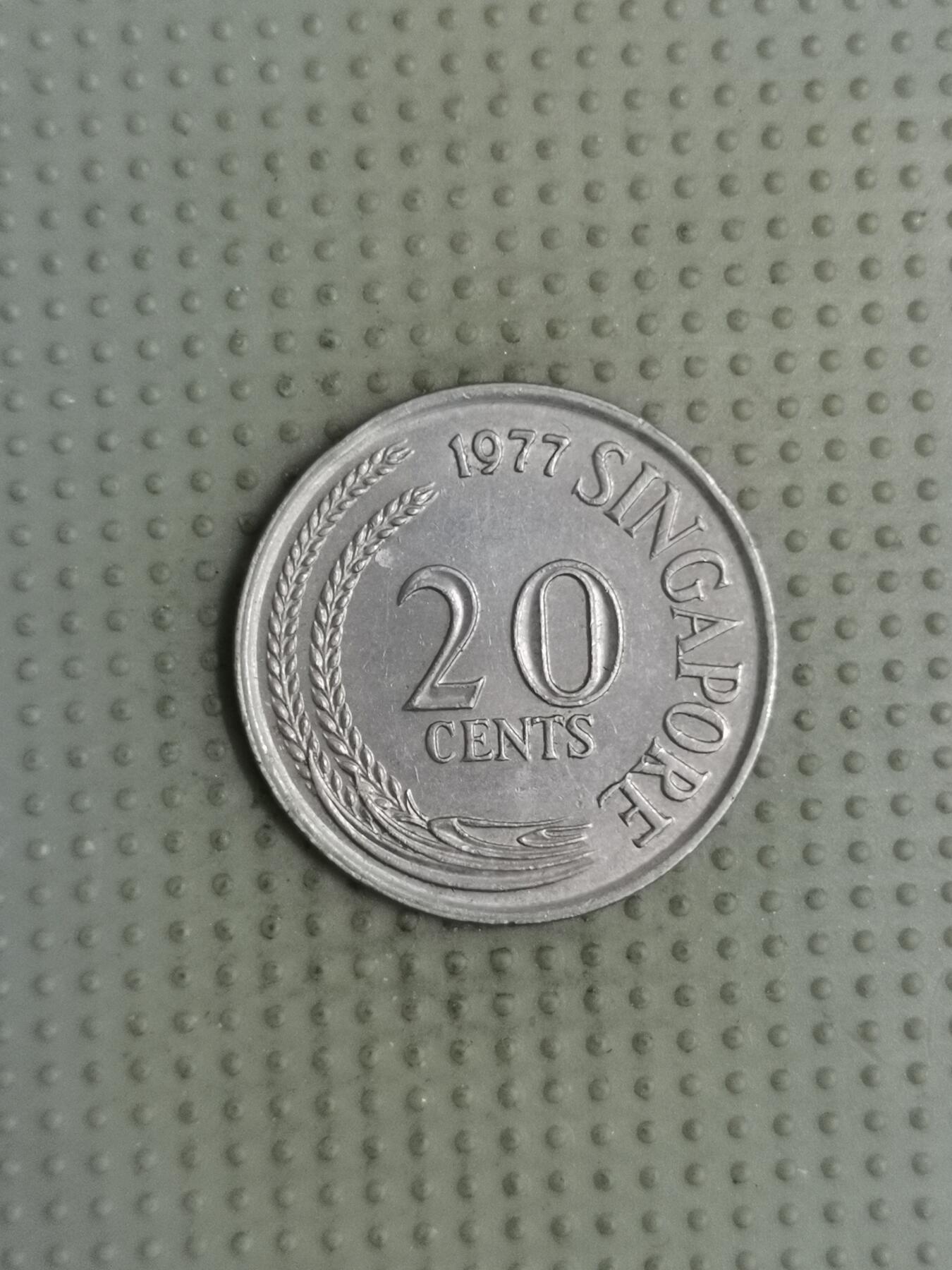 2025年第113场各国散币拍卖（总第113场） 新加坡1977年20分