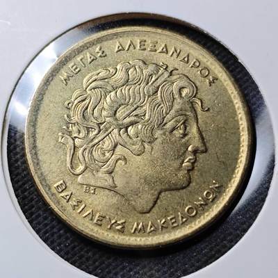 KK钱币收藏小铺  第368场  2月预留时间 周末发货 -  希腊100德拉克马 好品