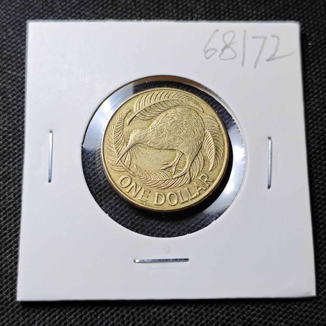 KK钱币收藏小铺  第368场  2月预留时间 周末发货  新西兰1元