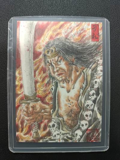 天玑星卡拍第138期《11.17周一截拍》持续收拍收评中 满赠卡需备注 - 【手绘卡】张先军 武松 手绘卡