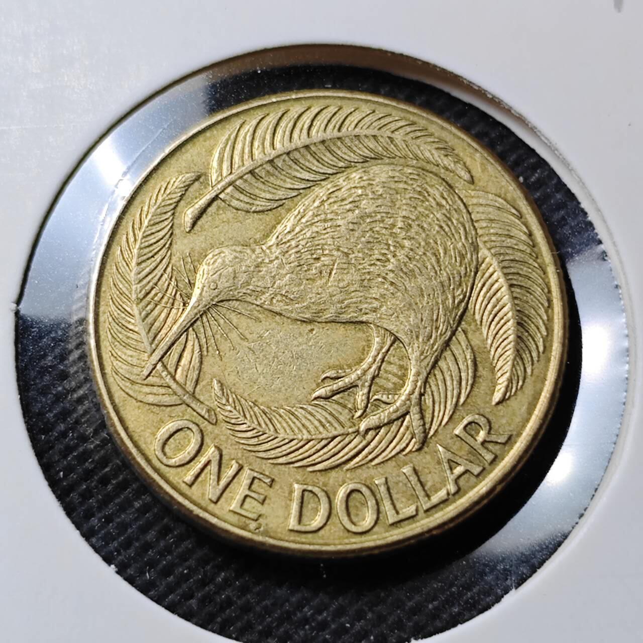 KK钱币收藏小铺  第368场  2月预留时间 周末发货  新西兰1元