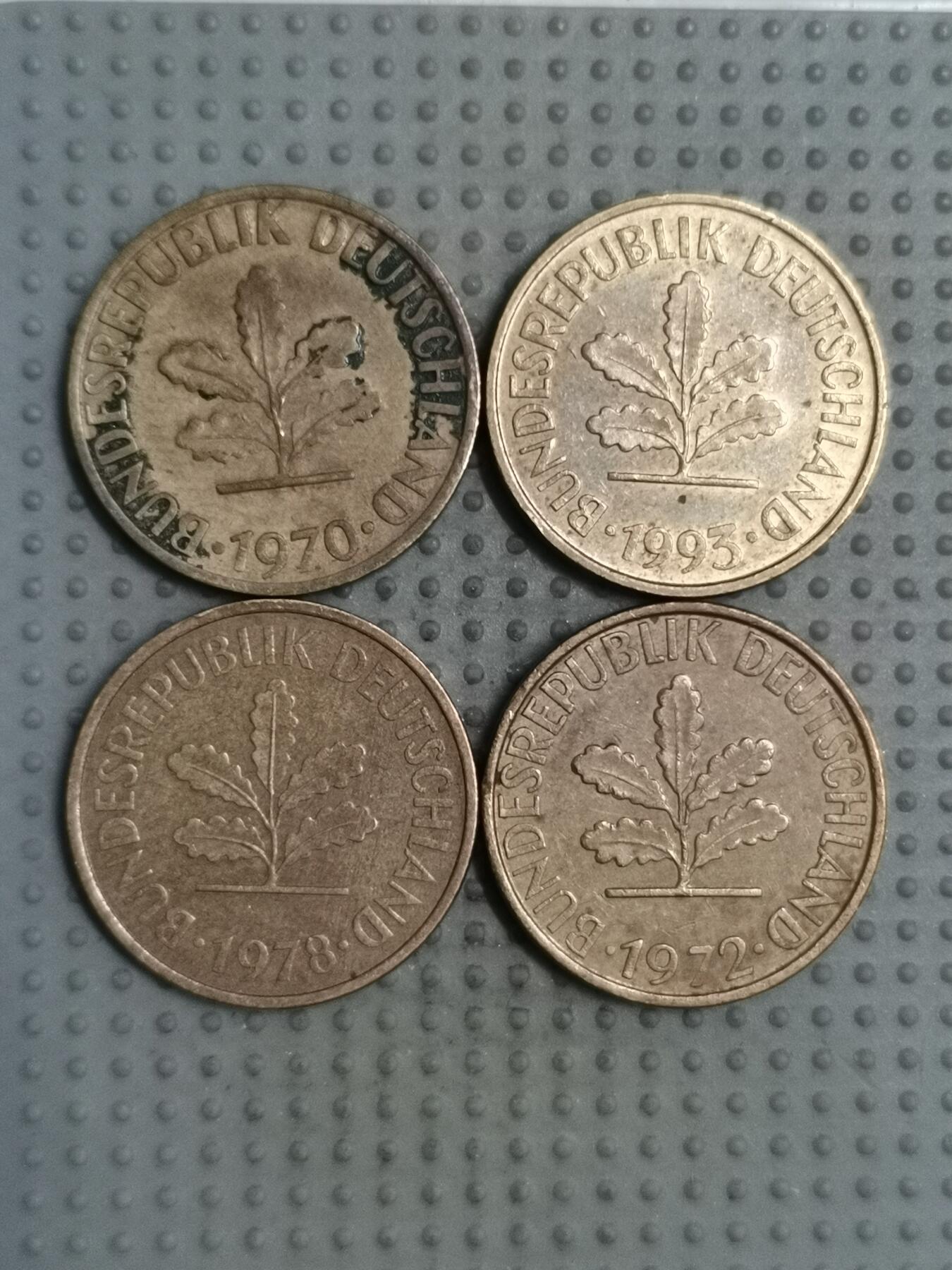 2025年第114场各国散币拍卖（总第114场） 德国5芬尼4枚