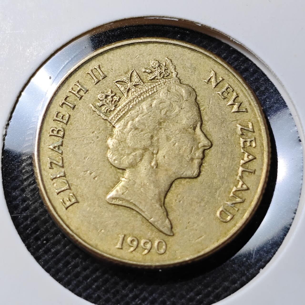 KK钱币收藏小铺  第368场  2月预留时间 周末发货  新西兰1元