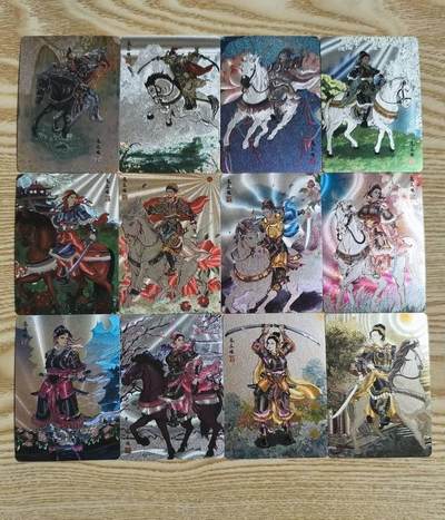 光影卡牌第25期，各家亲签，各家套卡，持续收拍品 - 扈三娘粗闪12张