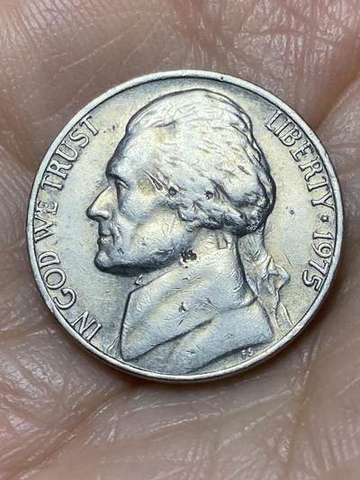 2025年第一百二十八场(总第一百五十四场）外国好品散币、邮币封和邮票场(免佣金) - 美国🇺🇸1975年5分(杰斐逊5分第三版，无标)