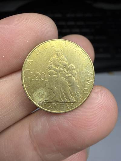 2025年集古藏今外币拍卖第十期-第5场—（总第285拍），可以寄存60天，满160元包邮。 - 梵蒂冈20里拉