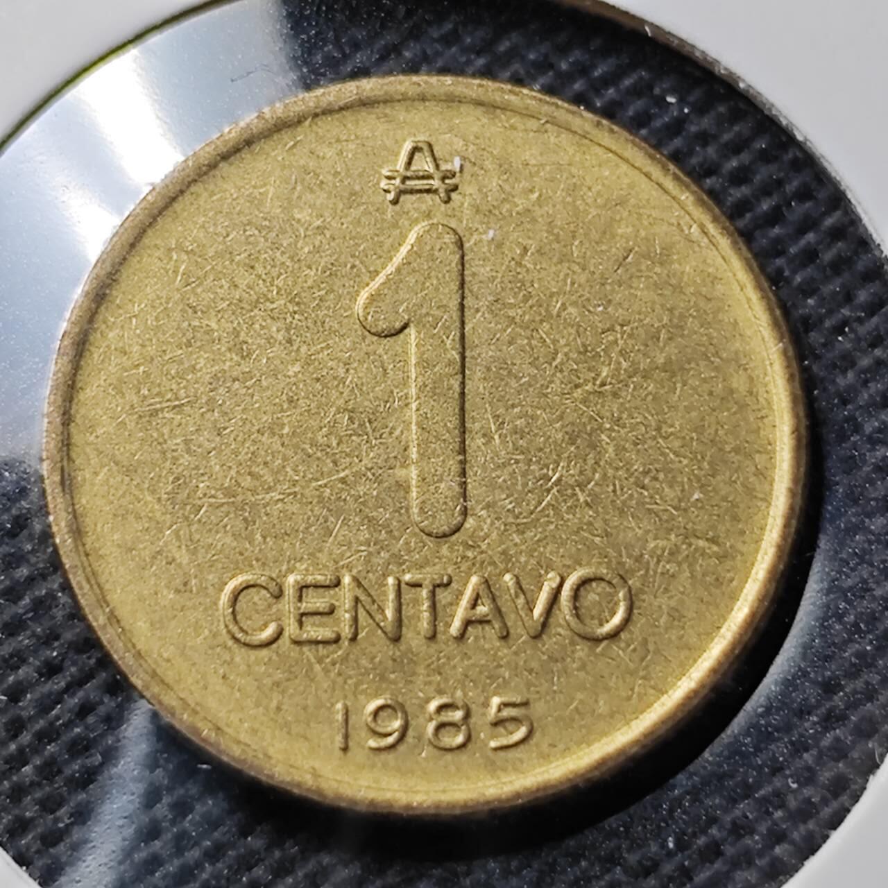 KK钱币收藏小铺  第368场  2月预留时间 周末发货  1985阿根廷1分铜币 鸵鸟