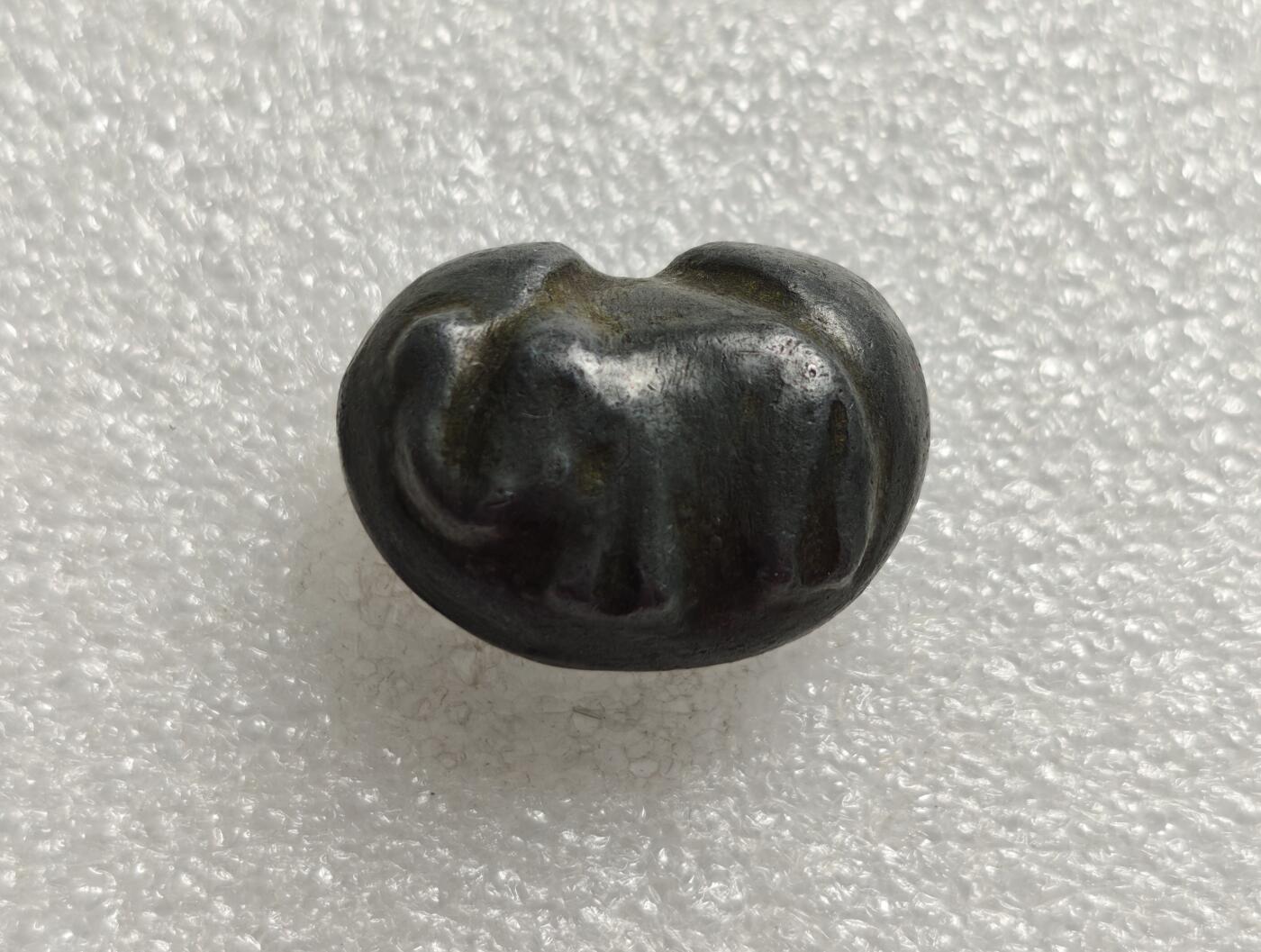 瓶子🏺第216期拍卖会  泰国早期素可泰王朝象形象戳锡锭  锡权砝码