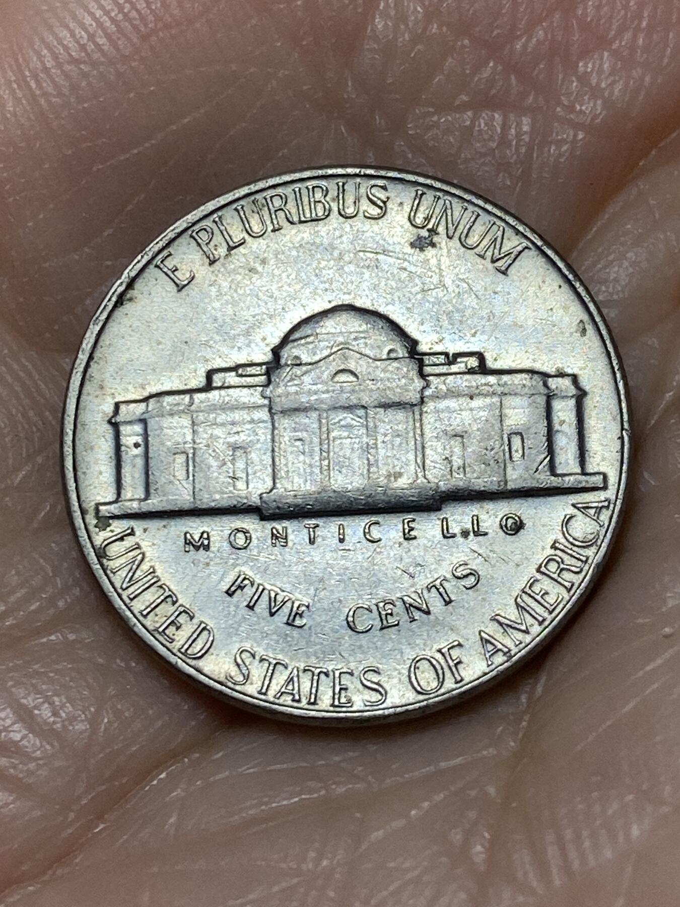 2025年第一百二十八场(总第一百五十四场）外国好品散币、邮币封和邮票场(免佣金) 稀少厂标–美国🇺🇸1968年5分(杰斐逊5分第三版，S标旧金山造)