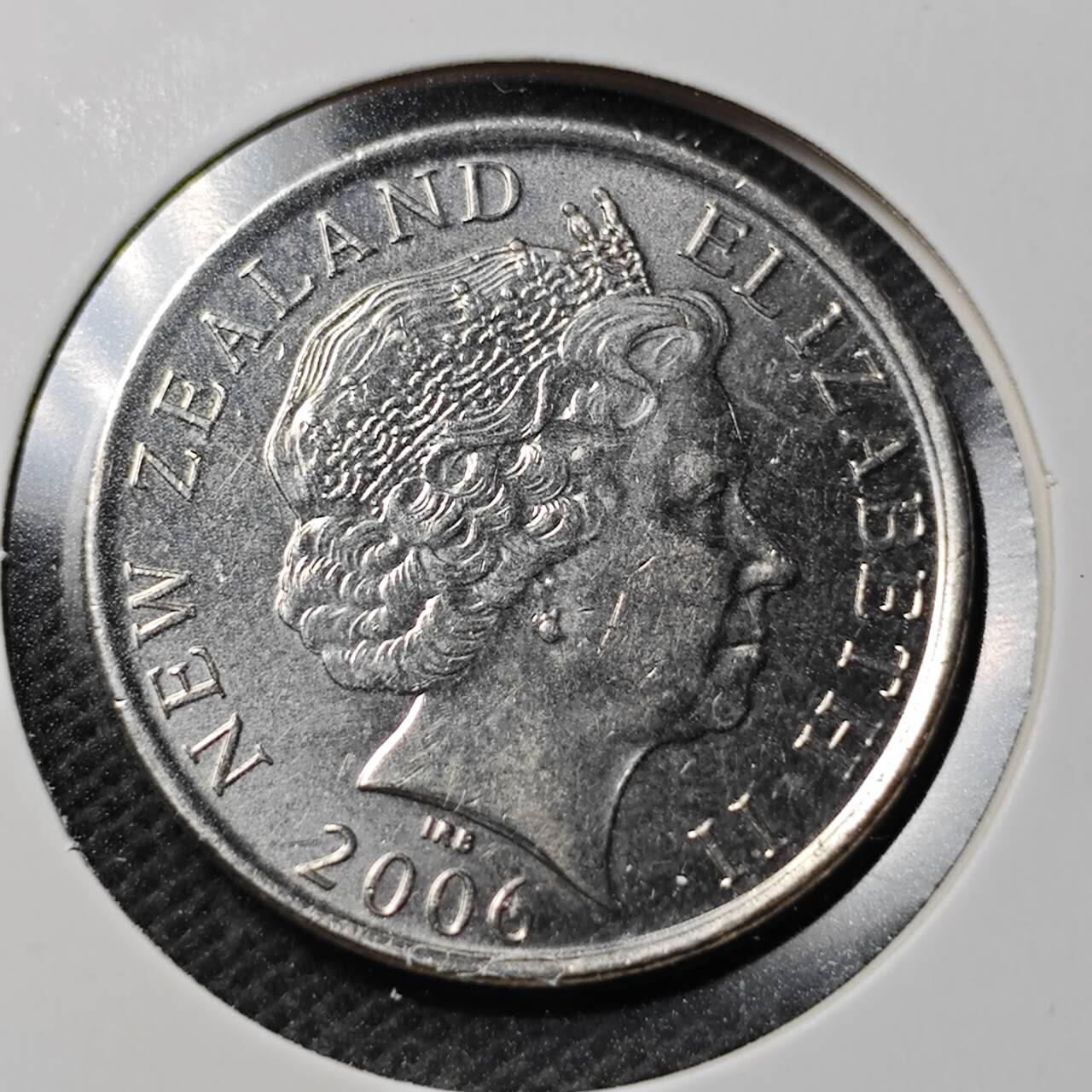 KK钱币收藏小铺  第368场  2月预留时间 周末发货  新西兰50分