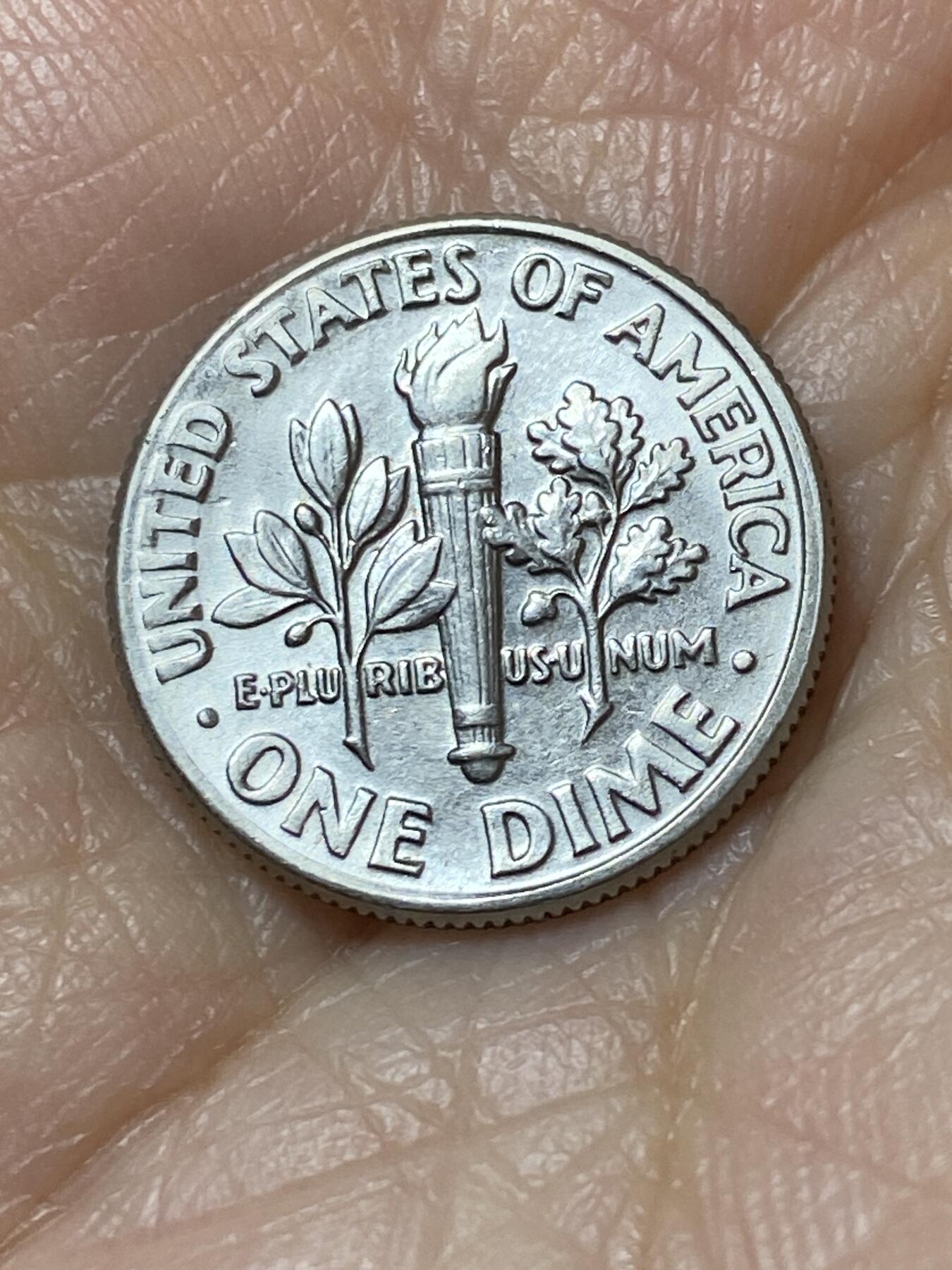 2025年第一百二十七场(总第一百五十三场）外国好品章牌、散币(免佣金) 美国🇺🇸1989年1角(罗斯福1角第二版，D标丹佛造)