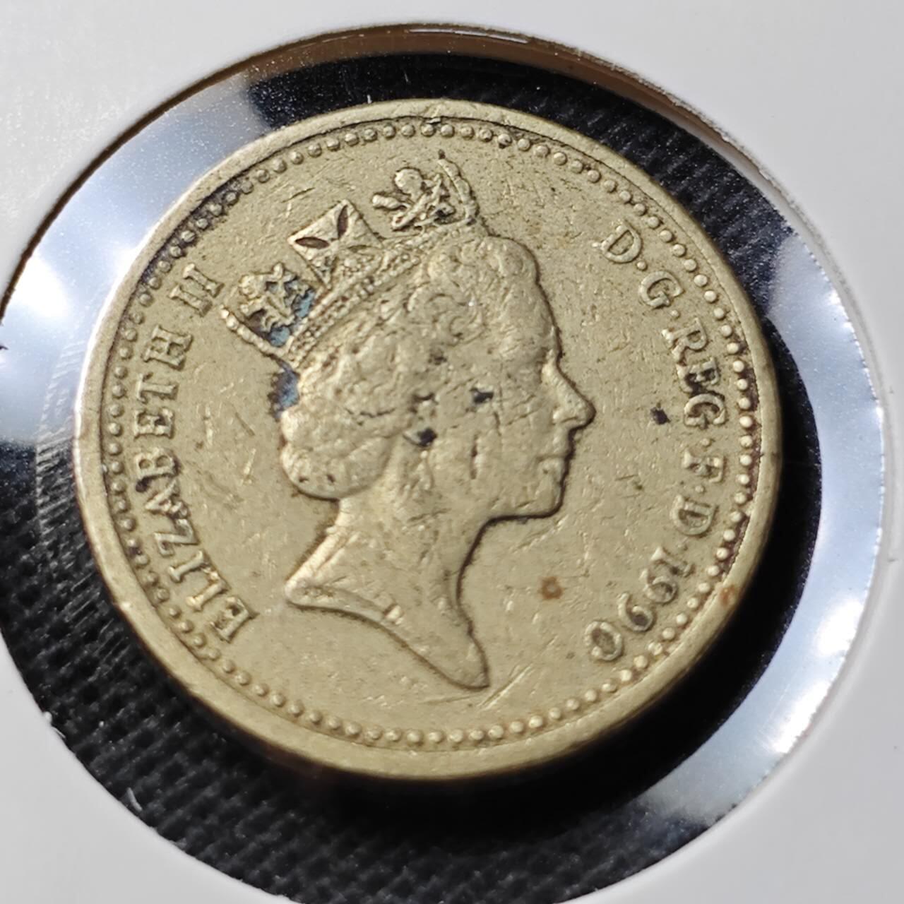 KK钱币收藏小铺  第368场  2月预留时间 周末发货  英国1镑