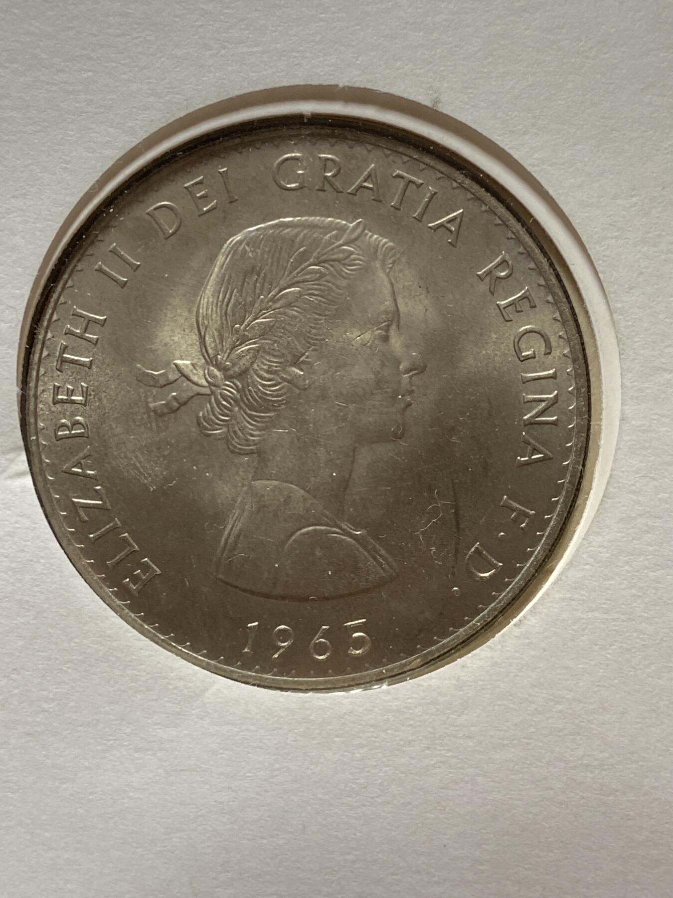 2025年第一百二十八场(总第一百五十四场）外国好品散币、邮币封和邮票场(免佣金) 大型邮币封–英国🇬🇧1965年25便士纪念币(2001年英国皇家海军潜艇部队成立100周年纪念封)