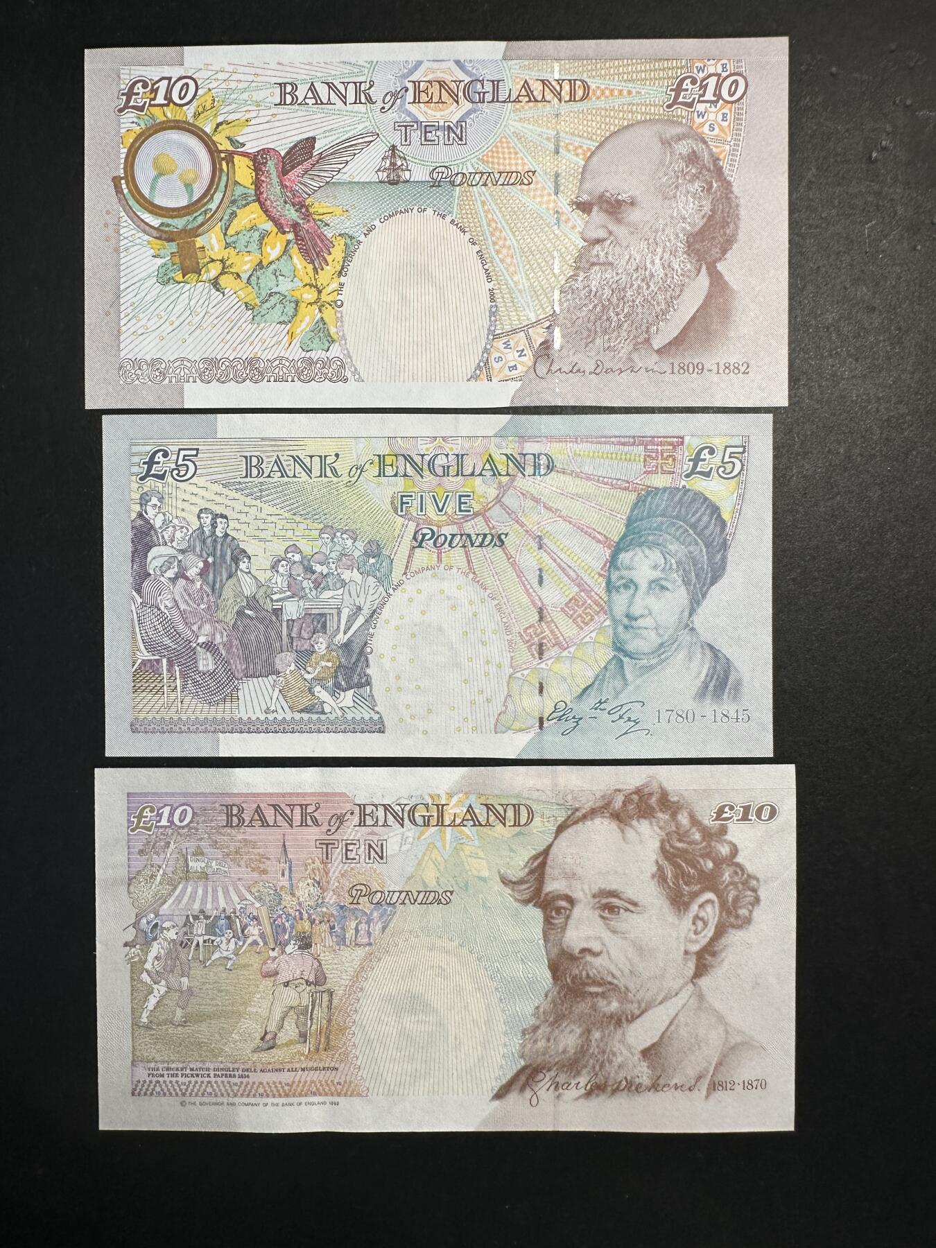 蒂克钱币-第47场 外国平价纸币拍卖 英国 25英镑纸币 全新 