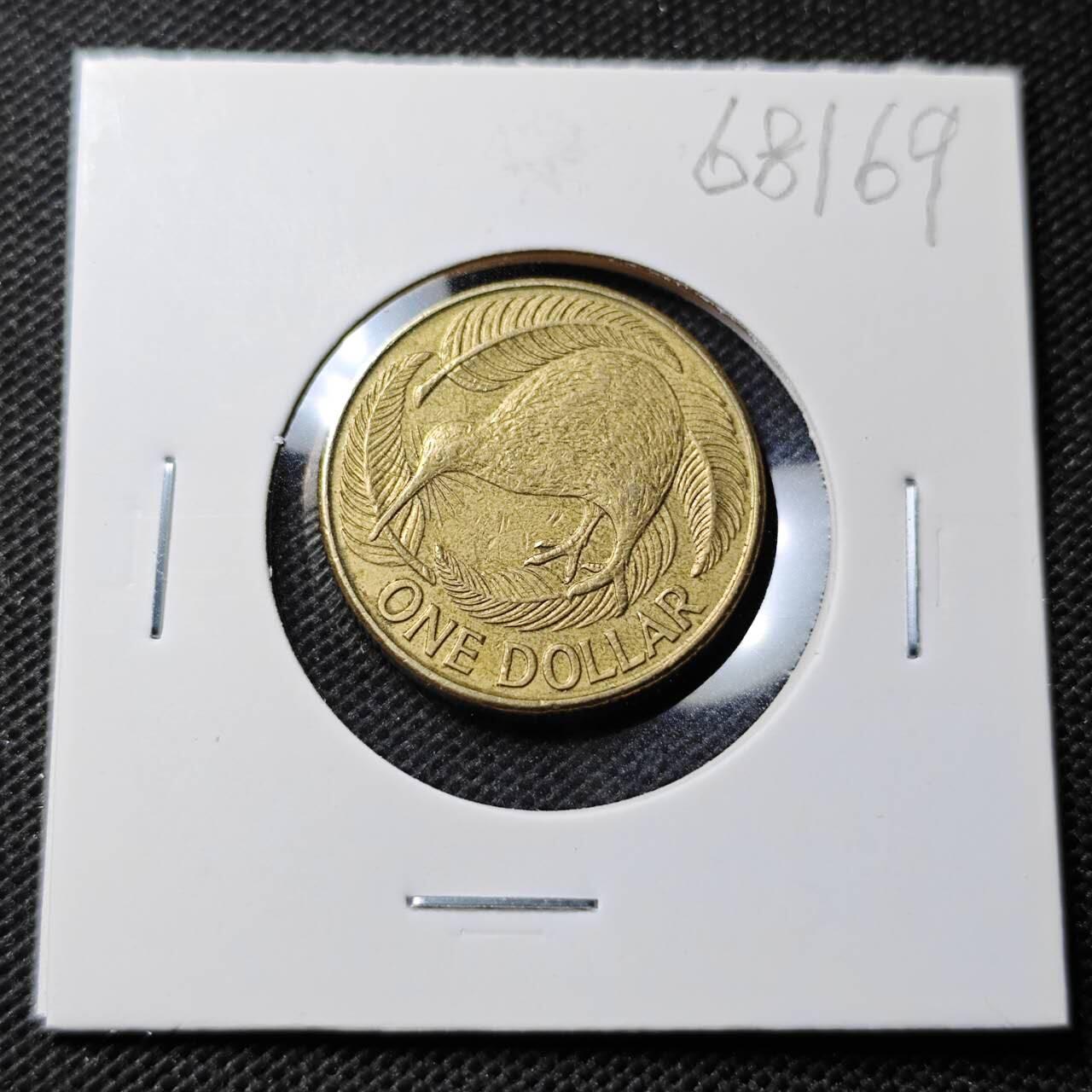 KK钱币收藏小铺  第368场  2月预留时间 周末发货  新西兰1元