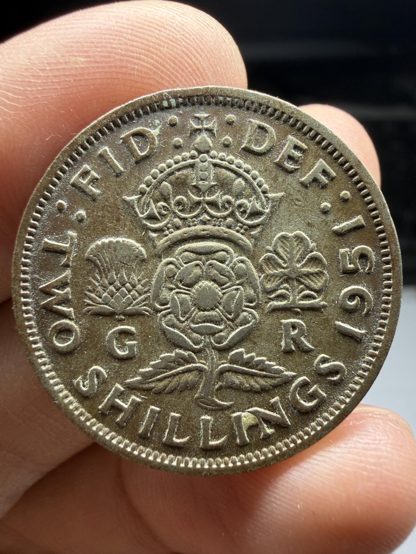 2025年集古藏今外币拍卖第十期-第5场—（总第285拍），可以寄存60天，满160元包邮。 1951年英国2先令