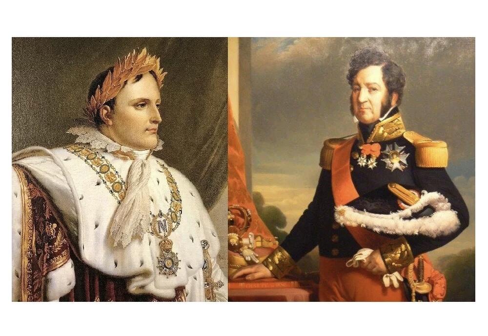 【光边】法国1836年 拿破仑+菲利普+凯旋门高浮雕精制大铜章 52MM