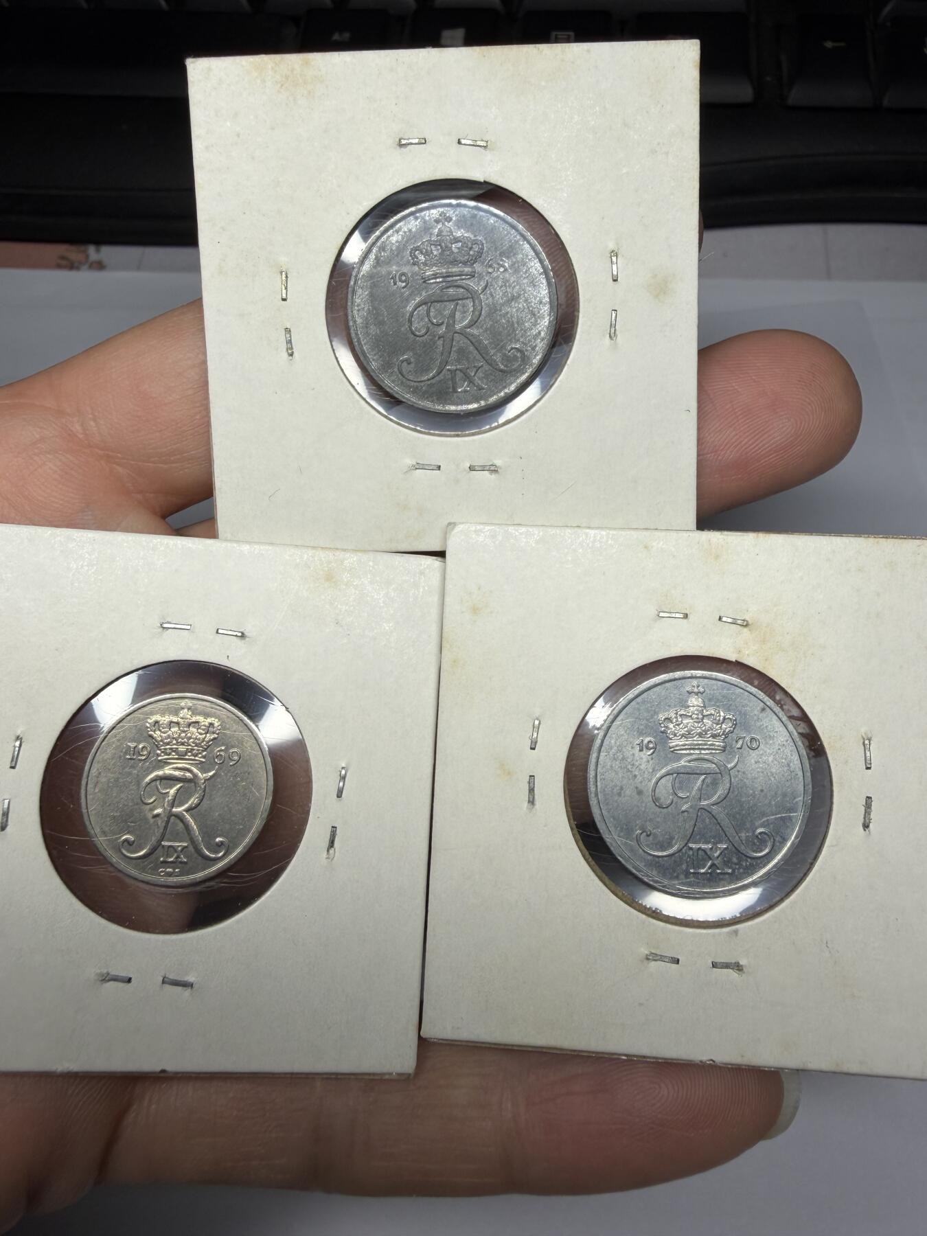 2025年集古藏今外币拍卖第十期-第6场—（总第286拍），可以寄存60天，满160元包邮。 丹麦三枚