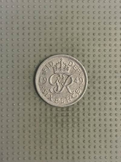 2025年第113场各国散币拍卖（总第113场） - 英国1949年6便士