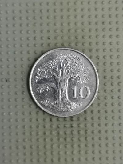 2025年第113场各国散币拍卖（总第113场） - 津巴布韦1980年10分