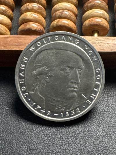 ❤️【币观天下】❤️ 第330期钱币拍卖- 2025.11.14周五晚上6点半场-长期征集拍品 - 西德联邦德国1982年 约翰.洪尔夫冈.冯.歌德逝世150周年5马克纪念币