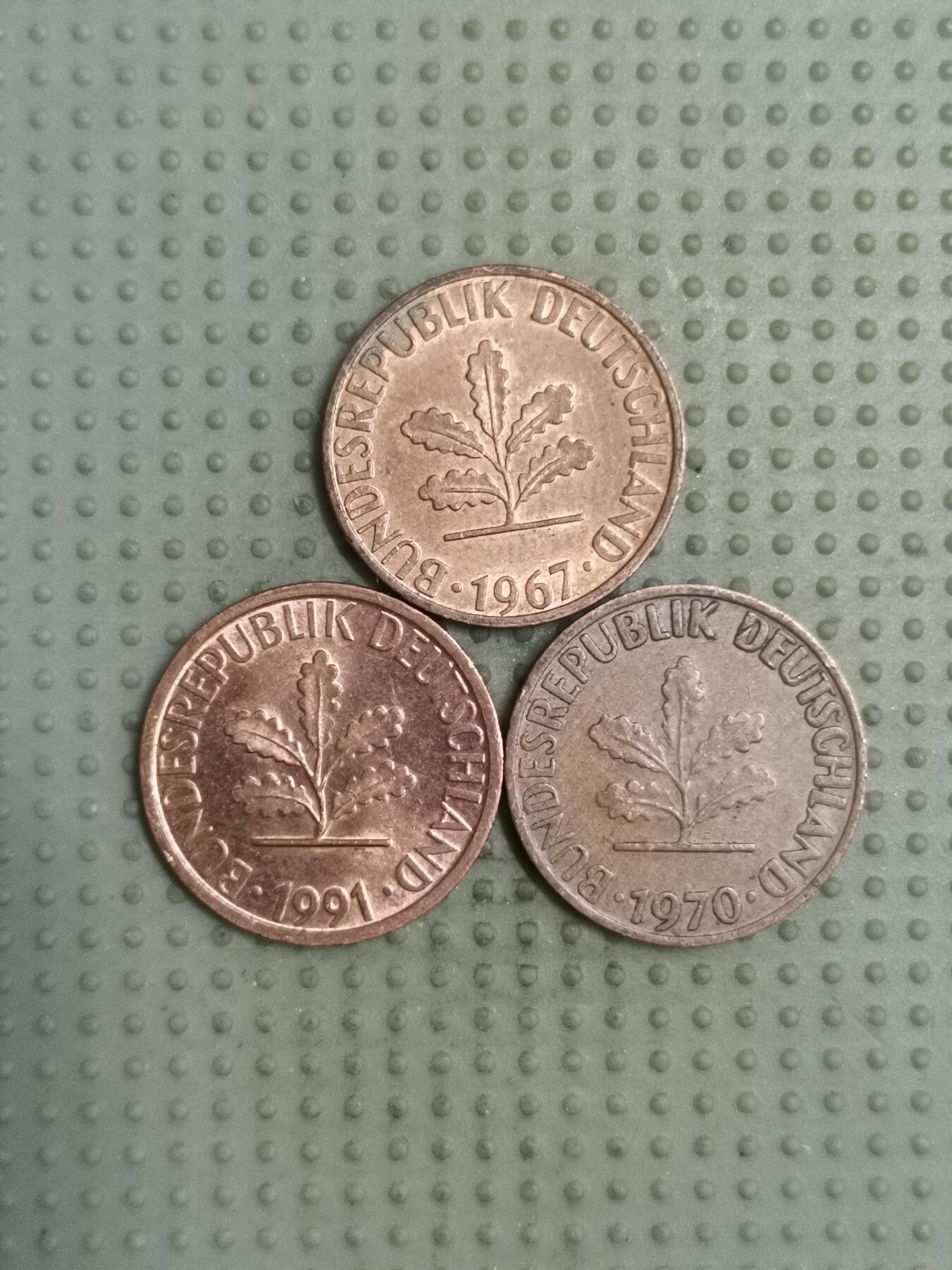 2025年第114场各国散币拍卖（总第114场） 德国1芬尼3枚