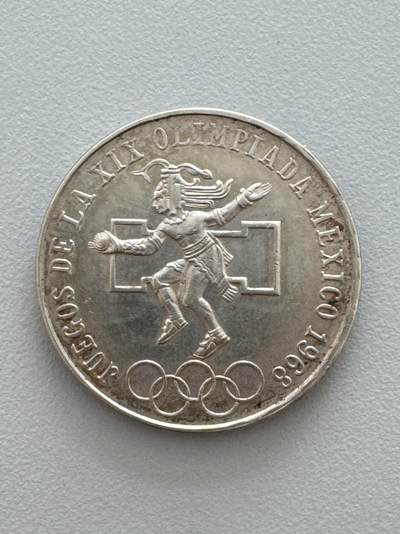 ❤️【币观天下】❤️ 第330期钱币拍卖- 2025.11.14周五晚上6点半场-长期征集拍品 - 墨西哥198年奥运银币