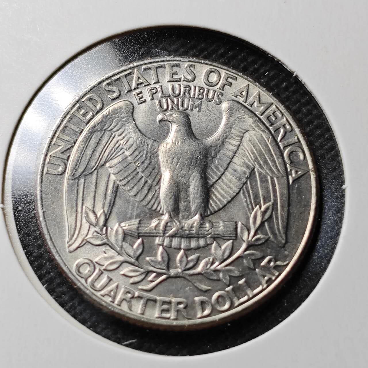 KK钱币收藏小铺  第368场  2月预留时间 周末发货  1989美国25美分 好品