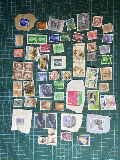 2025年第一百二十八场(总第一百五十四场）外国好品散币、邮币封和邮票场(免佣金) - 英国🇬🇧邮票61枚