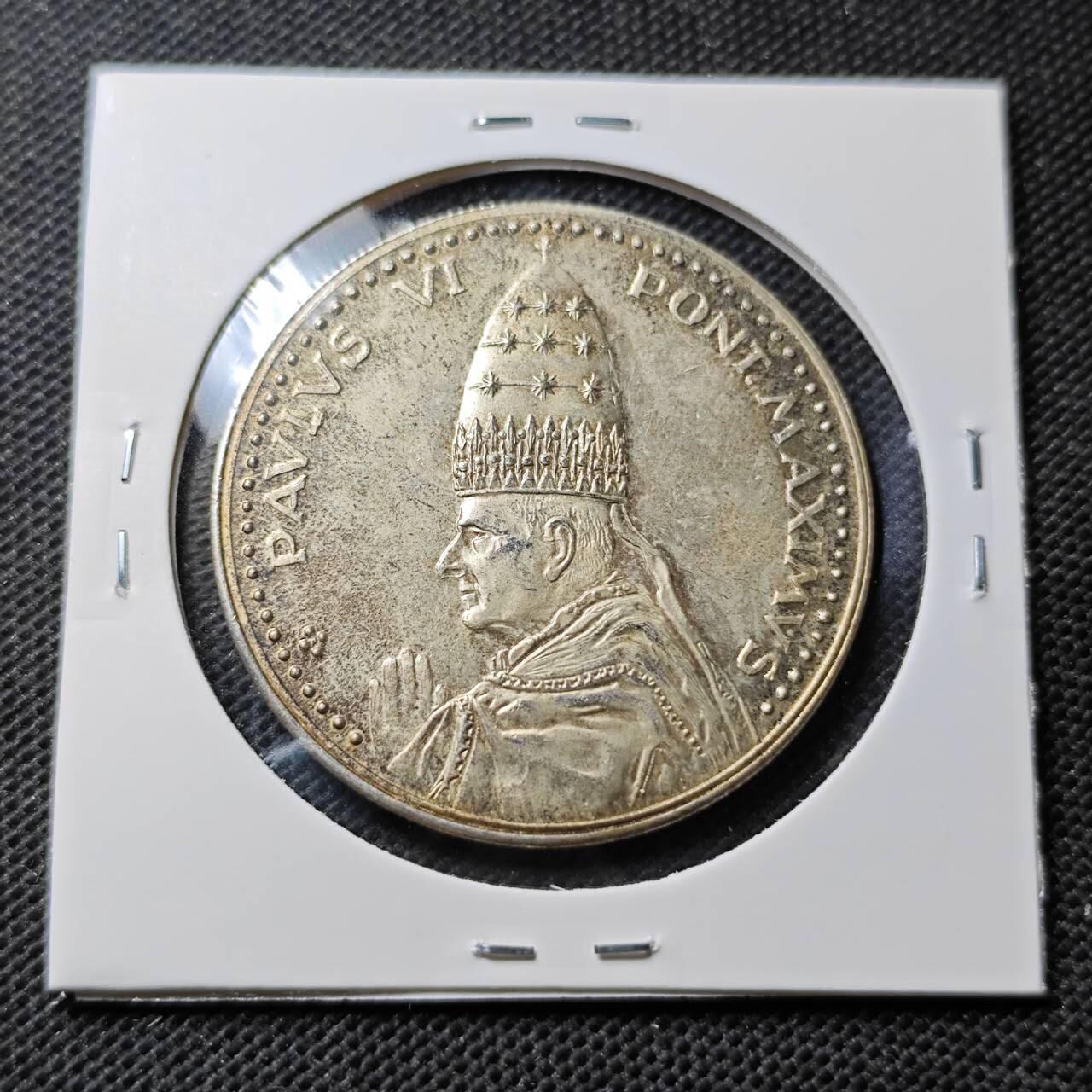 KK钱币收藏小铺  第368场  2月预留时间 周末发货  梵蒂冈镀银章