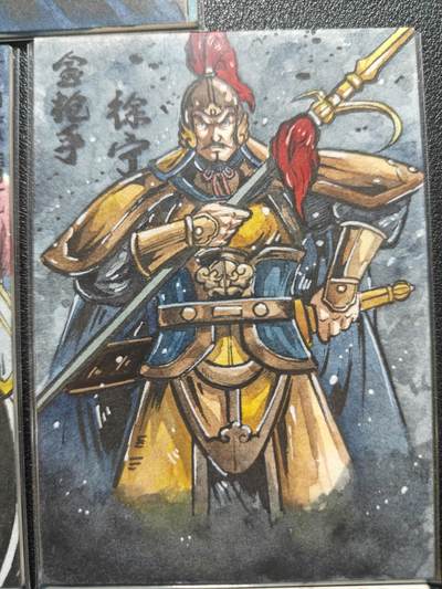 天玑星卡拍第137期《11.13周四截拍》持续收拍收评中 满赠卡需备注 【手绘卡】RUBICK 水浒 八骠骑 手绘卡 一套八张