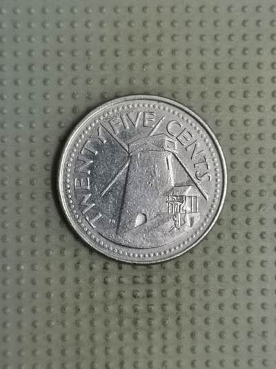 2025年第113场各国散币拍卖（总第113场） - 巴巴多斯1998年25分