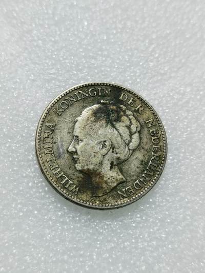 天下钱庄专场欢迎参拍 - 荷兰威廉敏娜女王1盾银币