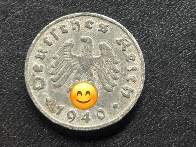 邮泉阁限时拍卖第三十五场补 德国硬币（第三帝国）专场（硬币在国外。请付邮费6元。） - 德国第三帝国1940年1芬尼B版