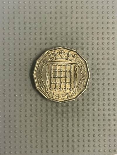 2025年第113场各国散币拍卖（总第113场） - 英国1967年3便士