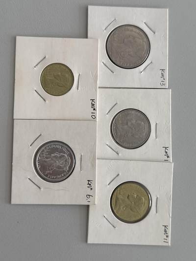 ❤️【币观天下】❤️ 第330期钱币拍卖- 2025.11.14周五晚上6点半场-长期征集拍品 - 法属西海外省留尼汪岛全套5枚