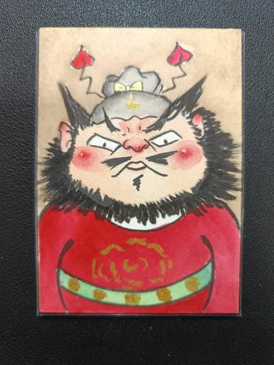 天玑星卡拍第138期《11.17周一截拍》持续收拍收评中 满赠卡需备注 - 【手绘卡】小火柴 钟馗 手绘卡