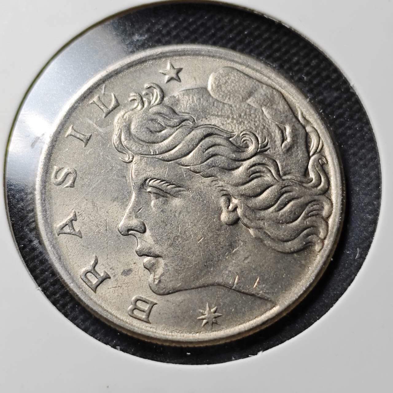 KK钱币收藏小铺  第368场  2月预留时间 周末发货  1974巴西1克鲁塞罗 好品