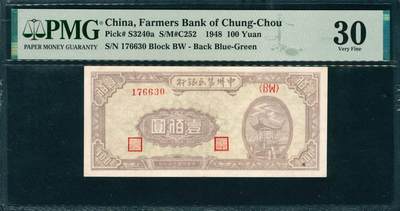 上海炎玺拍卖 玺韵华章：第八章 - 中州楚氏銀行壹佰圓