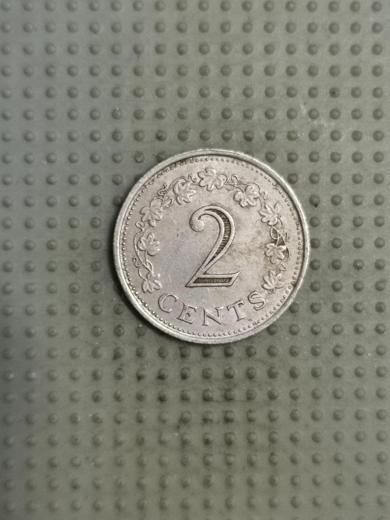 2025年第114场各国散币拍卖（总第114场） 马耳他1972年2分