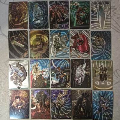 花开卡拍第47期（11月16号周日截拍，品控勿拍!!!拍品不寄存，运费5元，自制卡难免瑕疵，可能存在轻微撞角爆边等出厂瑕疵，品控介意勿拍！） - 正子公也 水浒粗闪卡70张 不成套