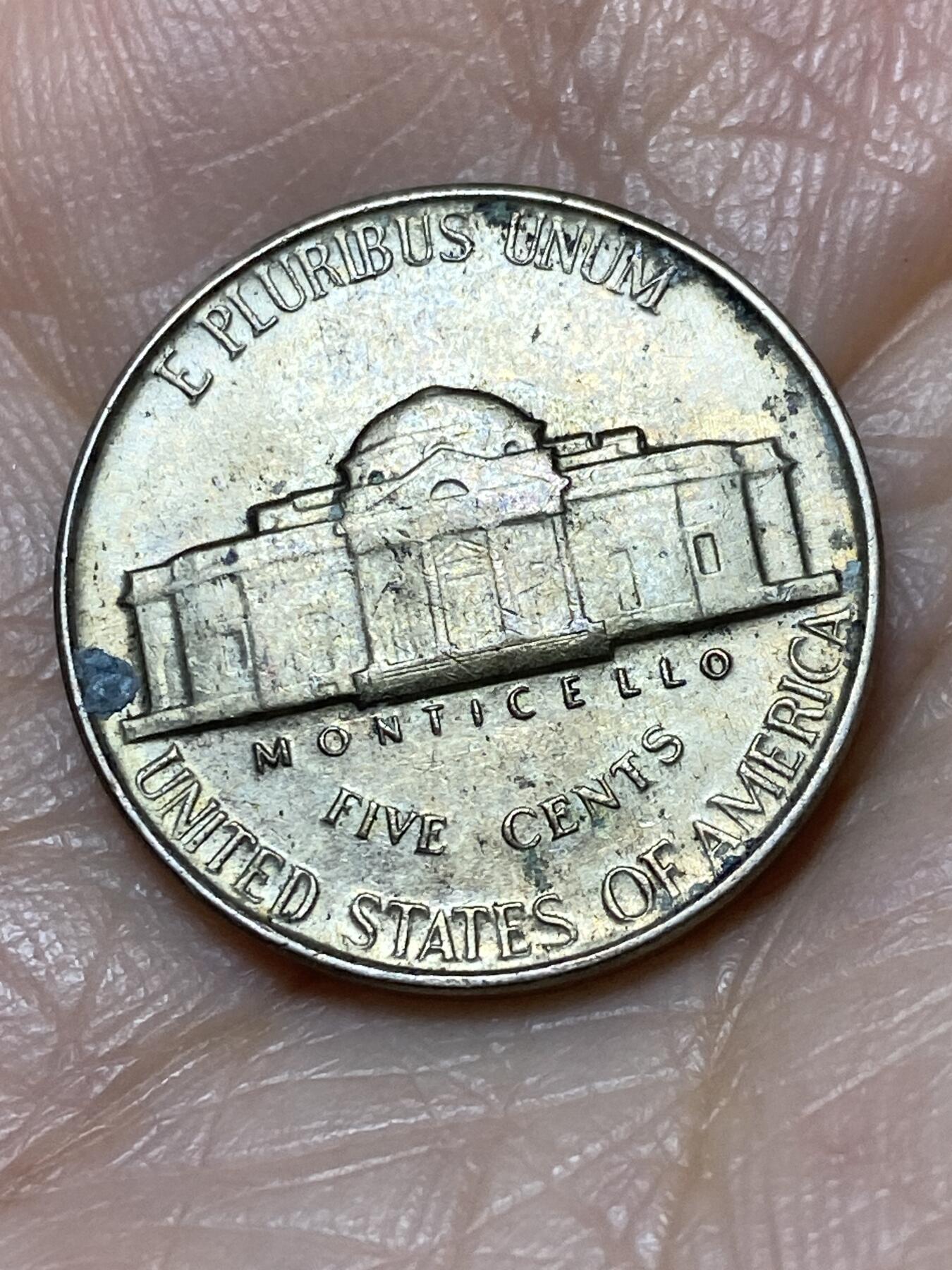 2025年第一百二十八场(总第一百五十四场）外国好品散币、邮币封和邮票场(免佣金) 美国🇺🇸1952年5分(杰斐逊5分第三版，无标)