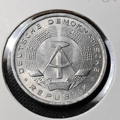 KK钱币收藏小铺  第368场  2月预留时间 周末发货 -  1956东德1马克 早年份
